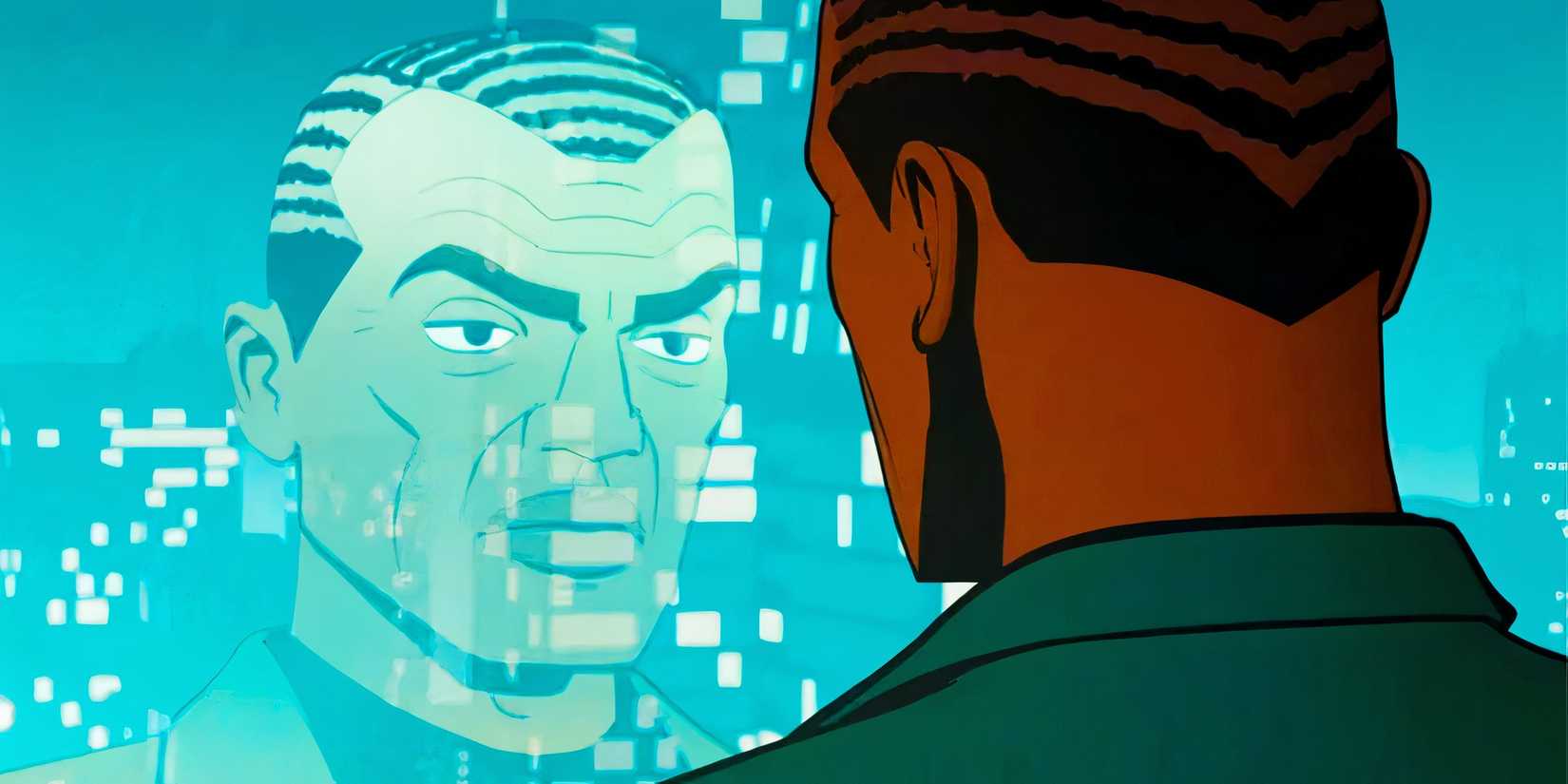 Norman Osborn looking out the window in Your Friendly Neighborhood Spider-Man