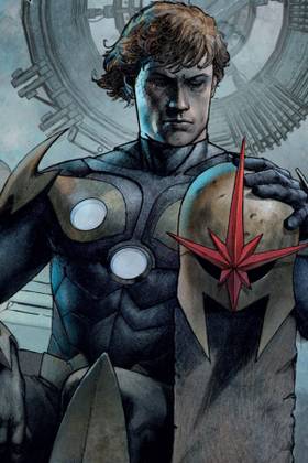 Nova from a Marvel Comic