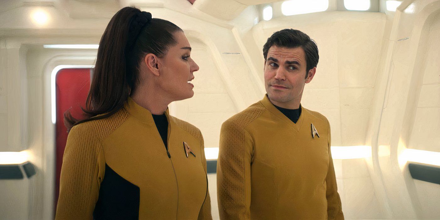 Number One and KIrk in Strange New Worlds