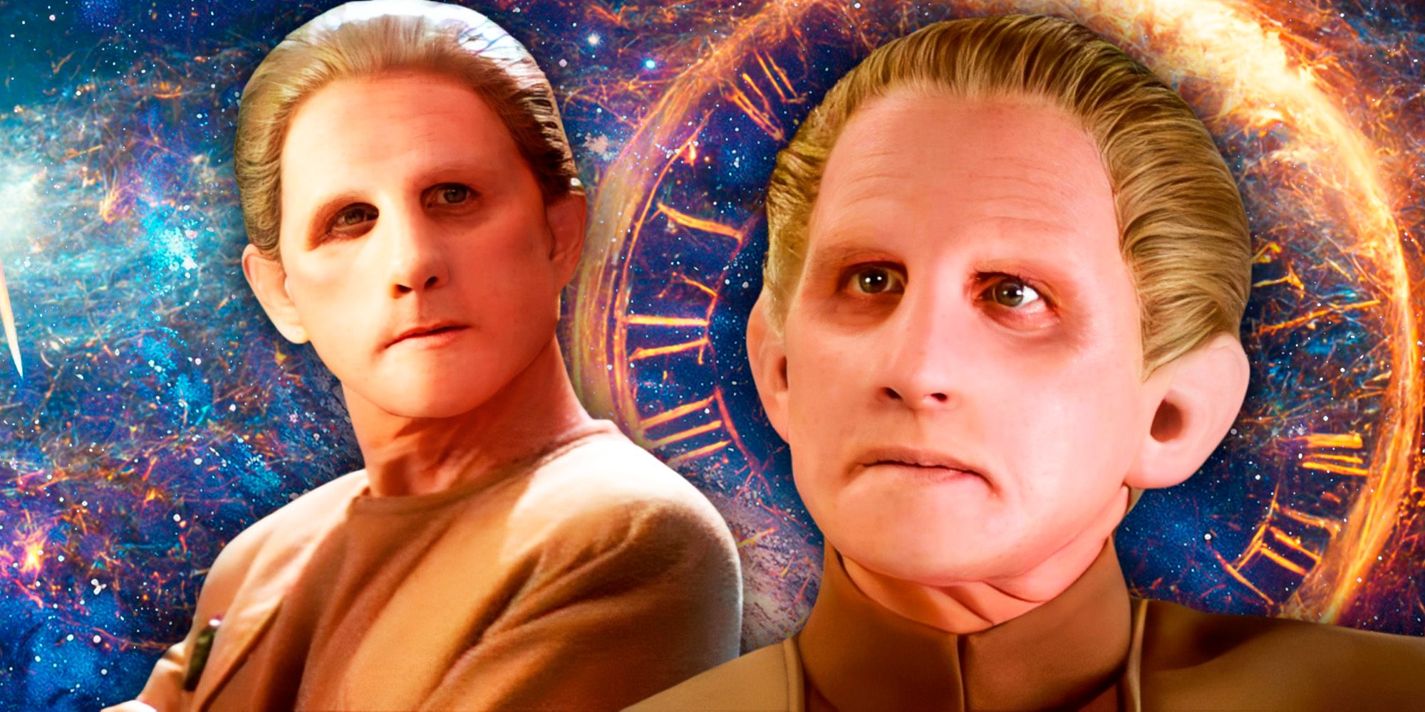 Odo in Star Trek DS9 season 1 and season 7