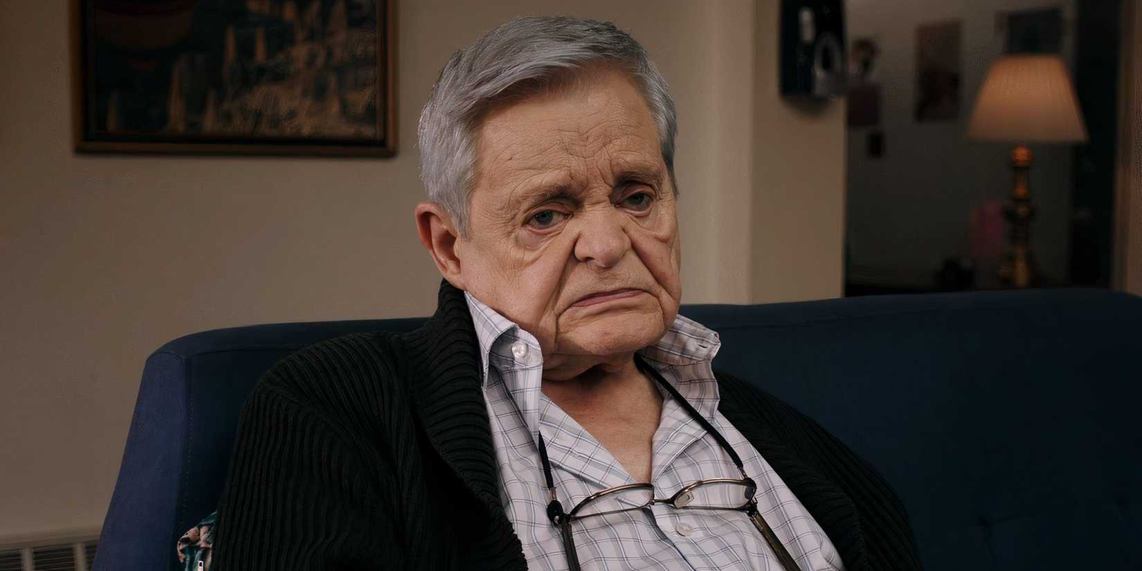 Actor Mel Tuck as Eugene Bergstrom in School Spirits. 