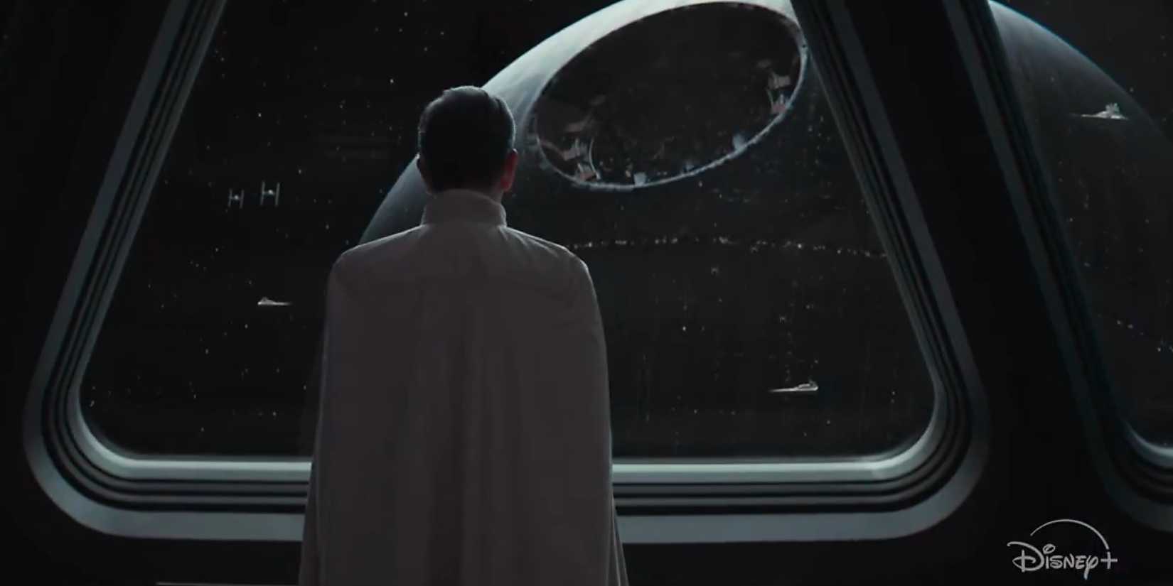 Orson Krennic overseeing the Death Star construction in the Andor season 2 trailer