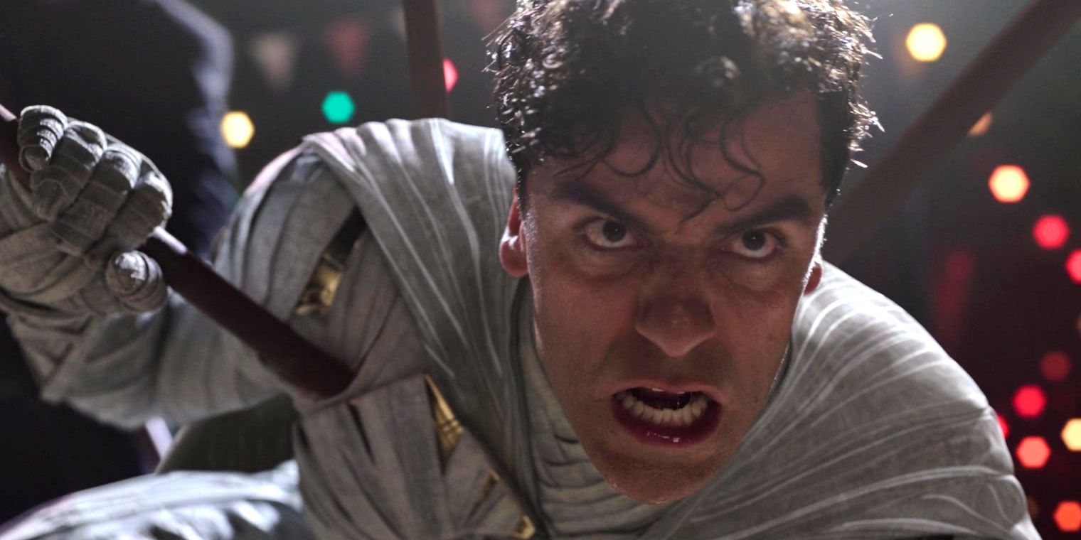 Oscar Isaac's Moon Knight screaming
