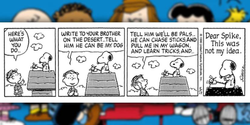 peanuts' rerun considers adopting snoopy's brother spike 2