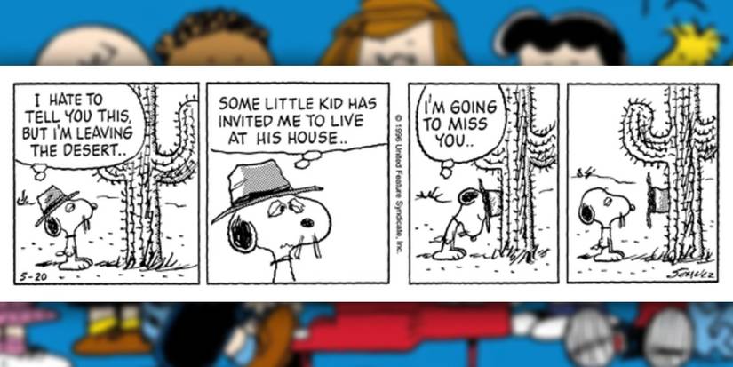 peanuts' rerun considers adopting snoopy's brother spike 4