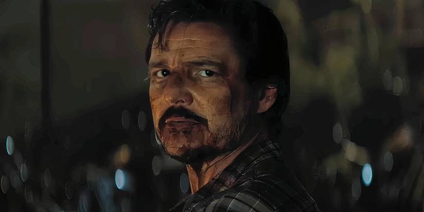 Pedro Pascal covered in blood in Freaky Tales