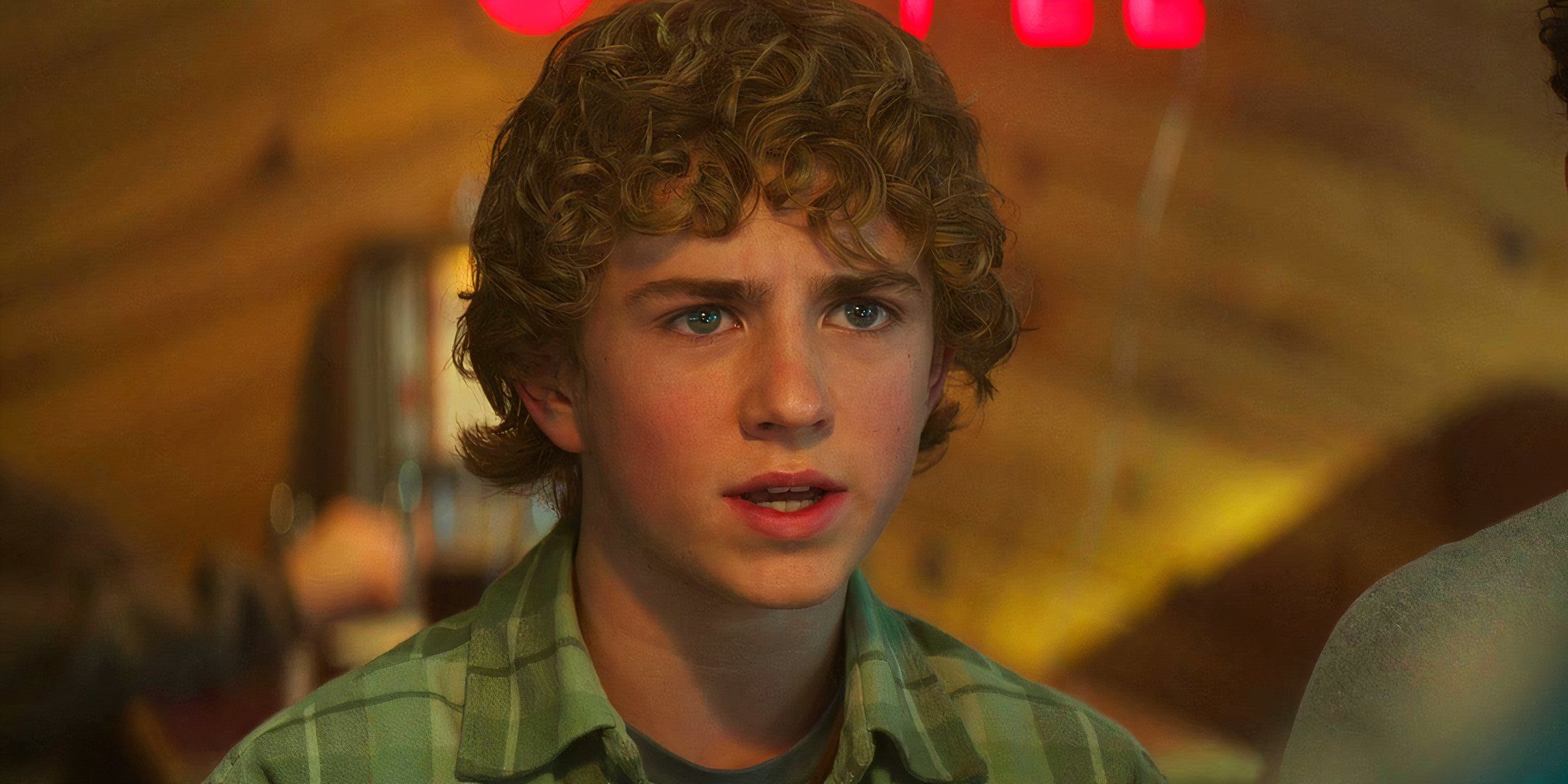Walker Scobell speaking as Percy Jackson in Percy Jackson and the Olympians