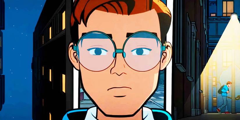 Peter Parker at night in Your Friendly Neighborhood Spider-Man episode 3
