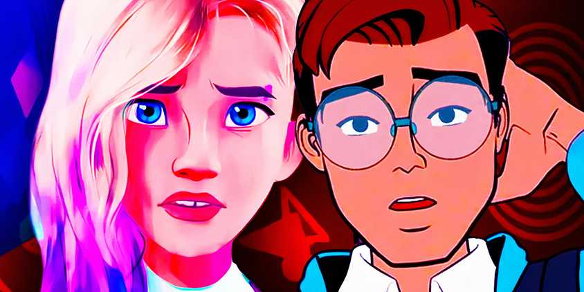 Peter Parker in Your Friendly Neighborhood Spider-Man and Gwen Stacy in Spider-Man Into the Spider-Verse