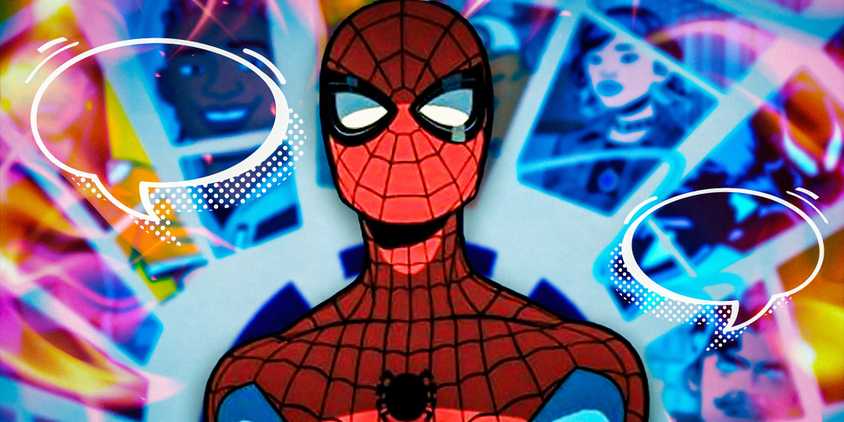 Peter Parker's Spider-Man with other characters from Your Friendly Neighborhood Spider-Man