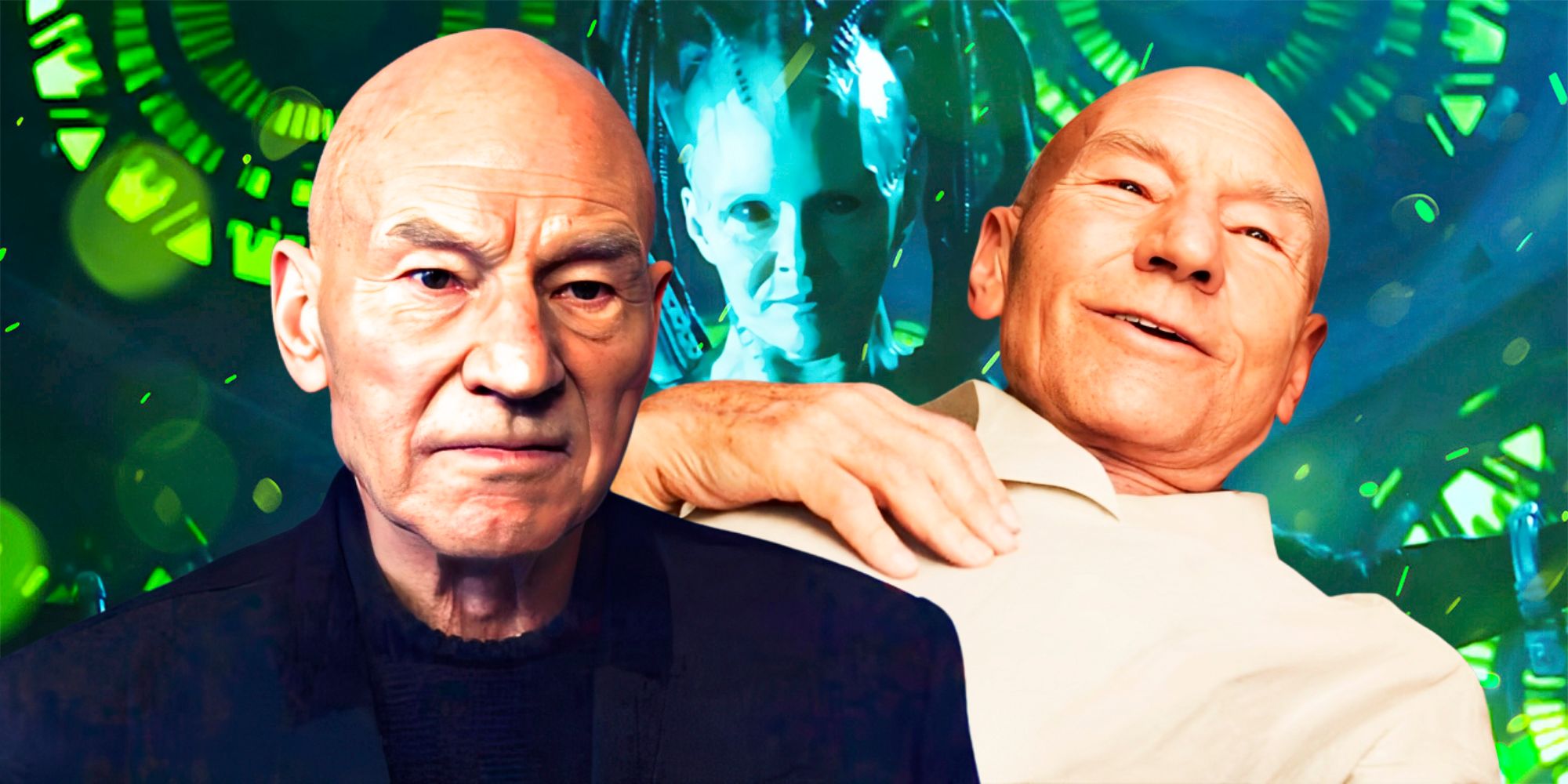 Picard and Borg Queen