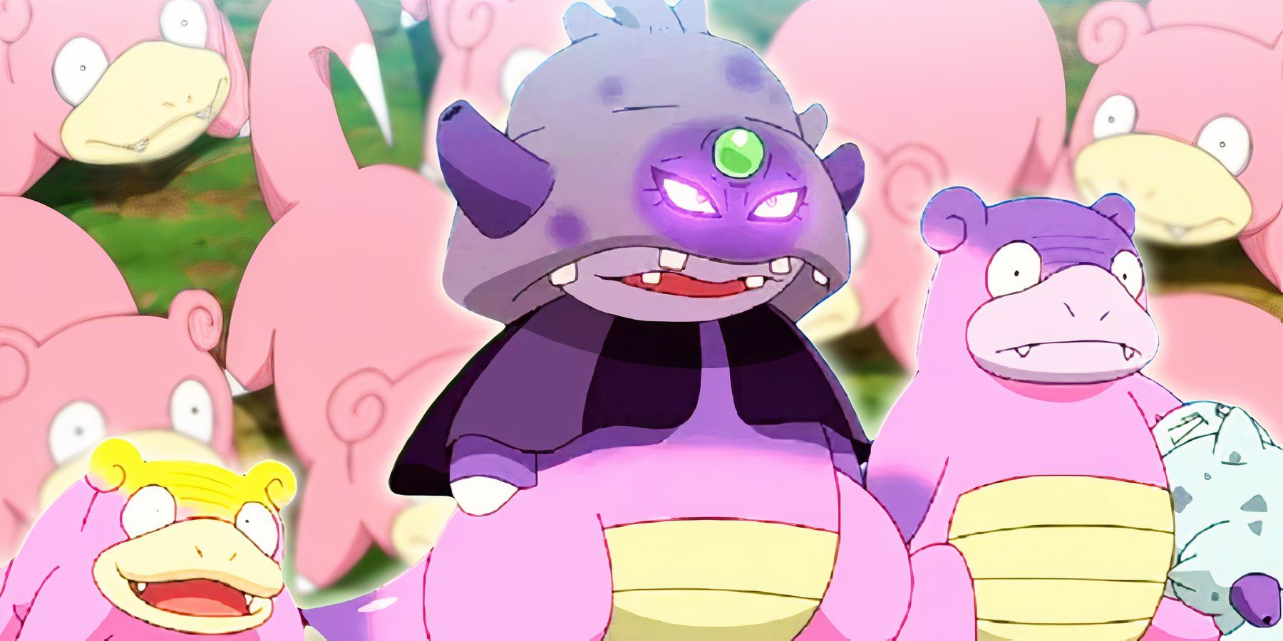 Pokemon galarian slowpoke and its evolutions