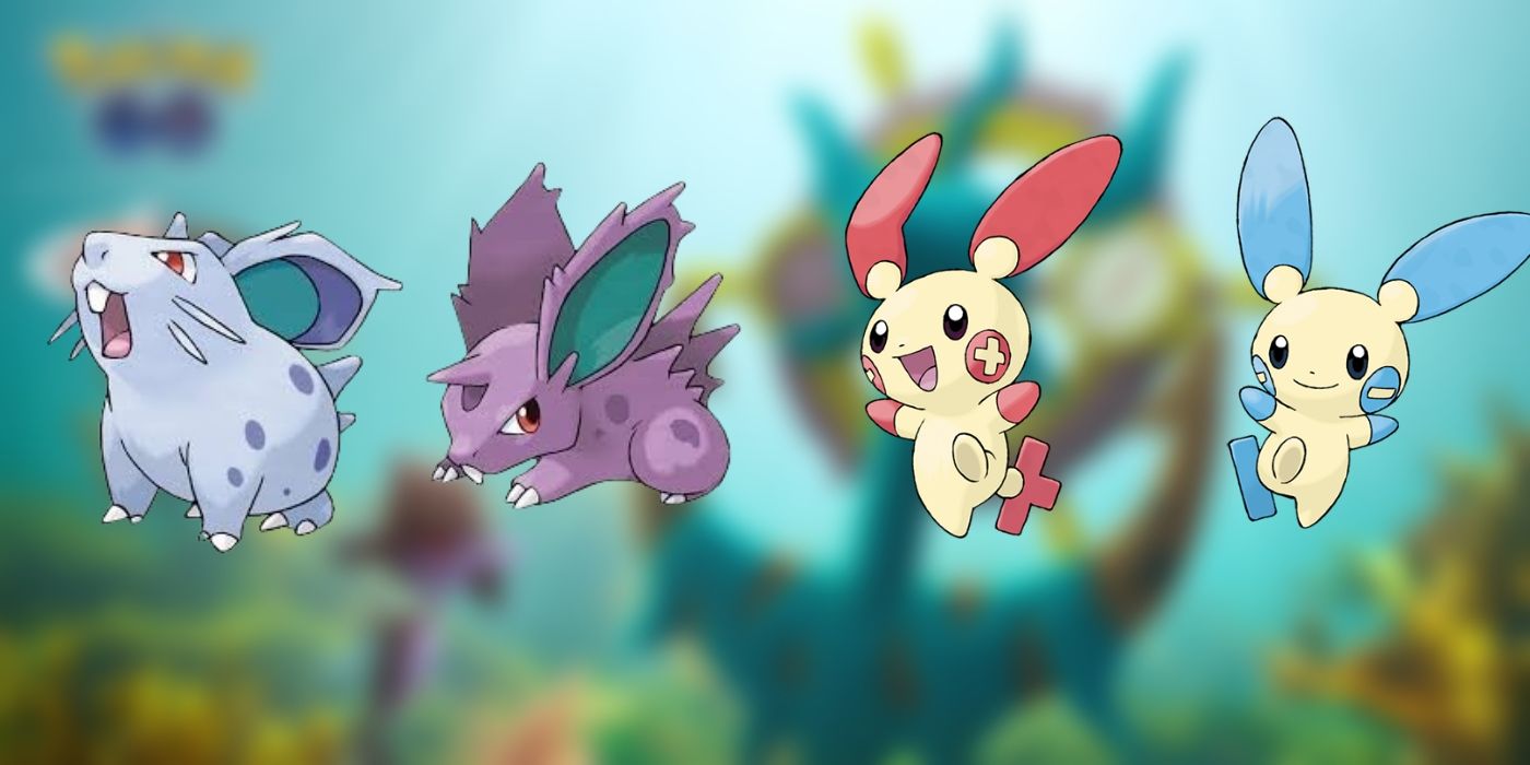 Four Pokemon that will appear in GO's Beloved Buddies event as wild spawns