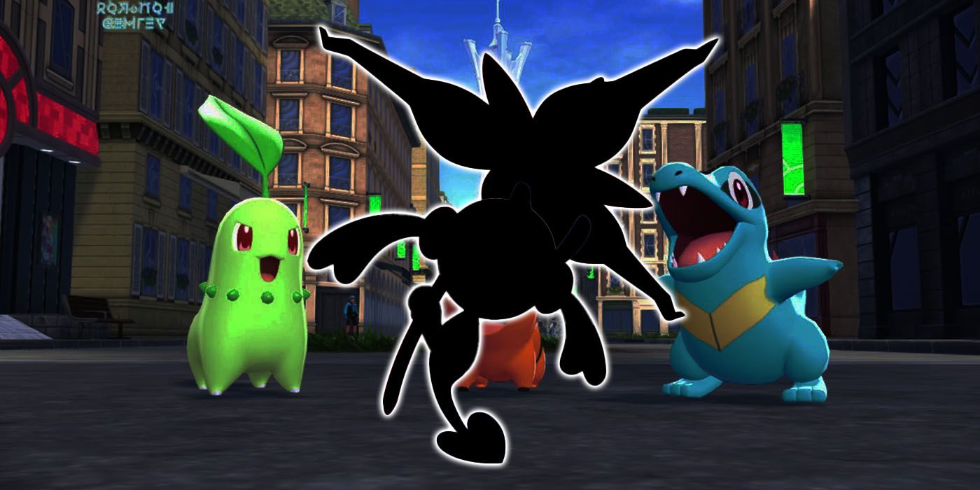 The silohuetted version of Eternal Flower FLoette in front of Pokemon Legends ZA&rsquo;s Starter Pokemon