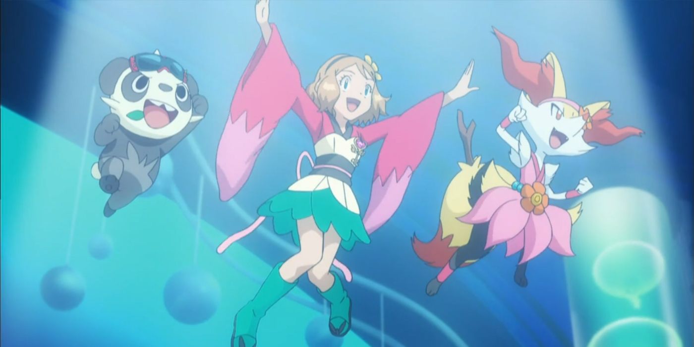 Serena&rsquo;s Showcase with Pancham and Braixen