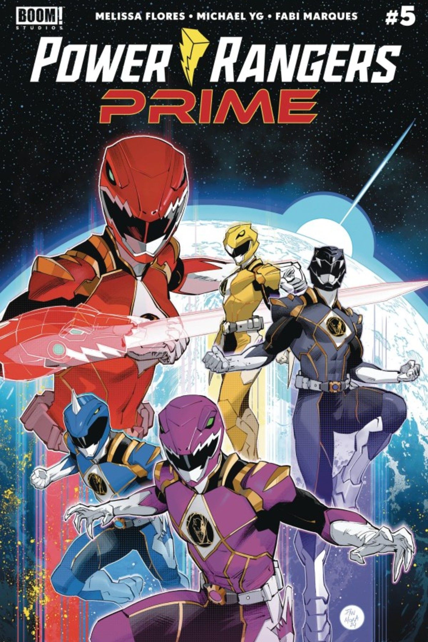 Power Rangers Prime #5 cover art-1
