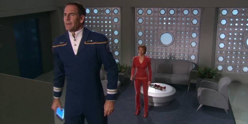 President Archer and T'Pol Enterprise