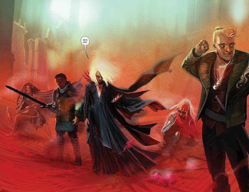 returning to the fantasy realm in Die #1