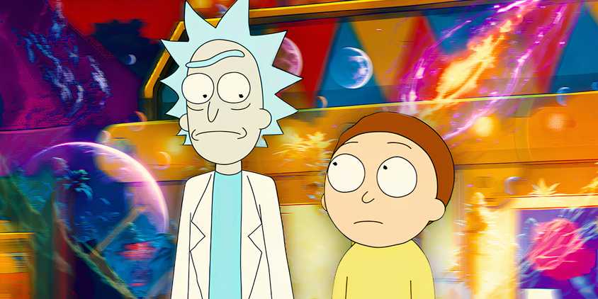 Rick & Morty from season 7 episode 10 Fear No Mort