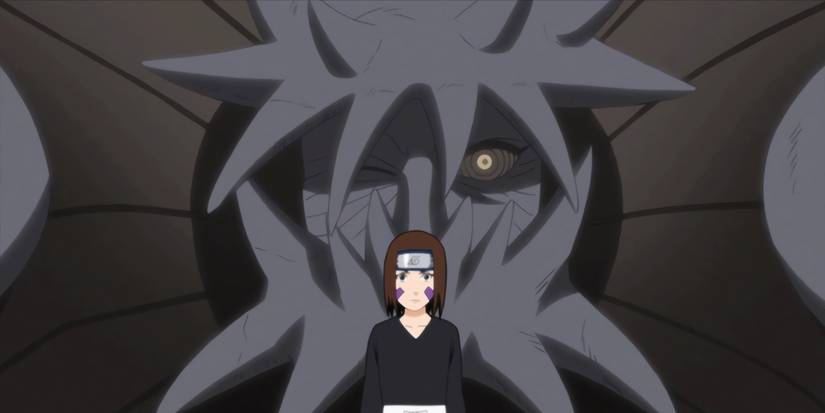 Rin standing in front of Isobu in her mindscape.