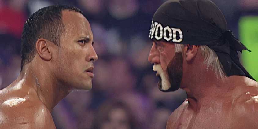 Rock Hogan WWE WrestleMania