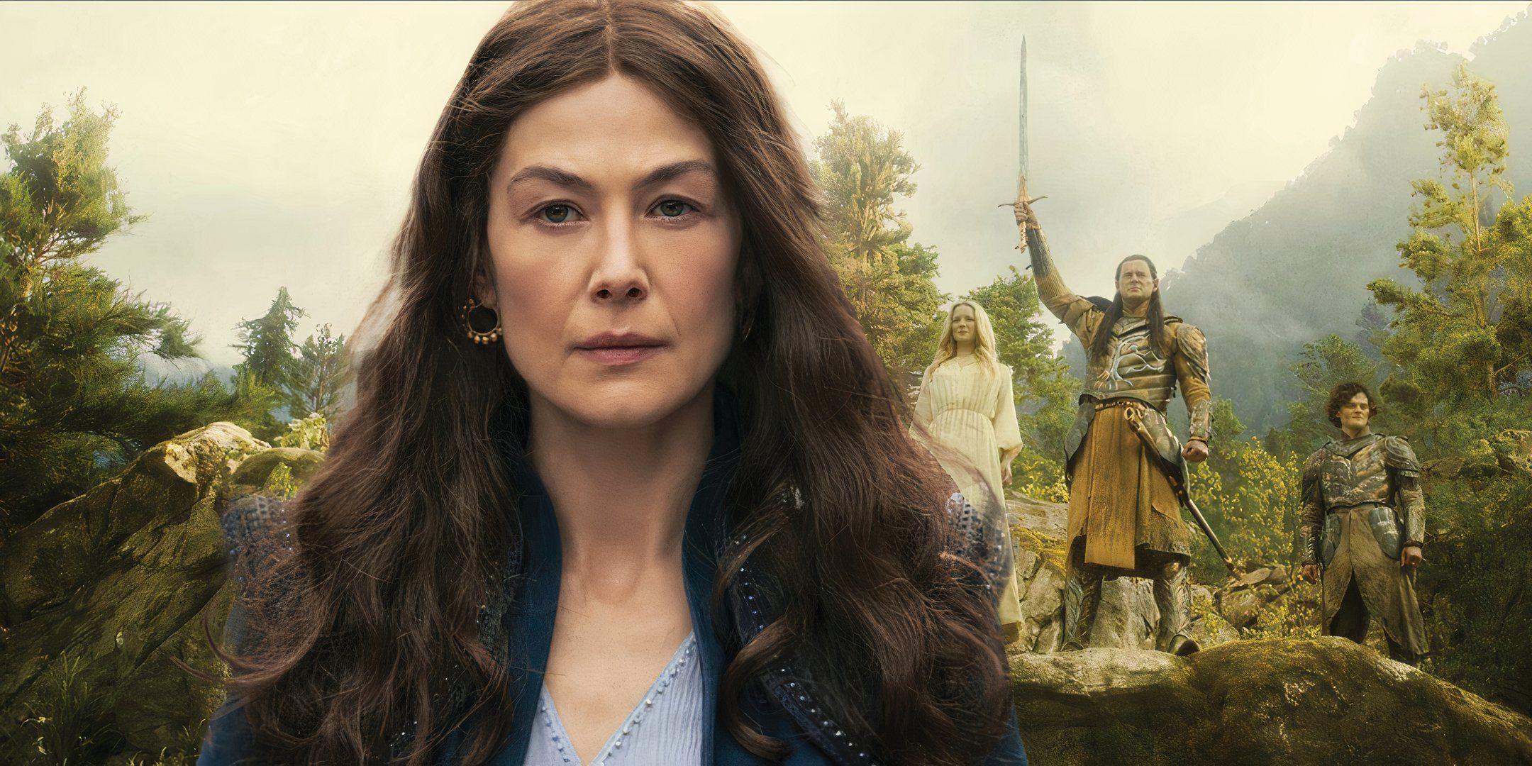 Rosamund Pike as Moiraine Damodred in The Wheel of Time on Prime Video.