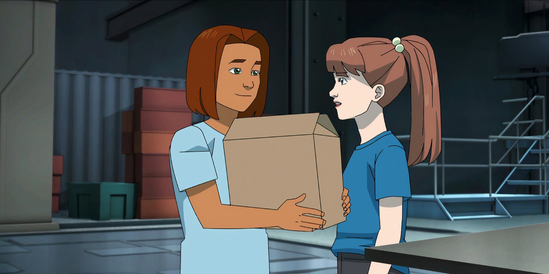 Rudy and Amanda talking in Invincible season 3 episode 3