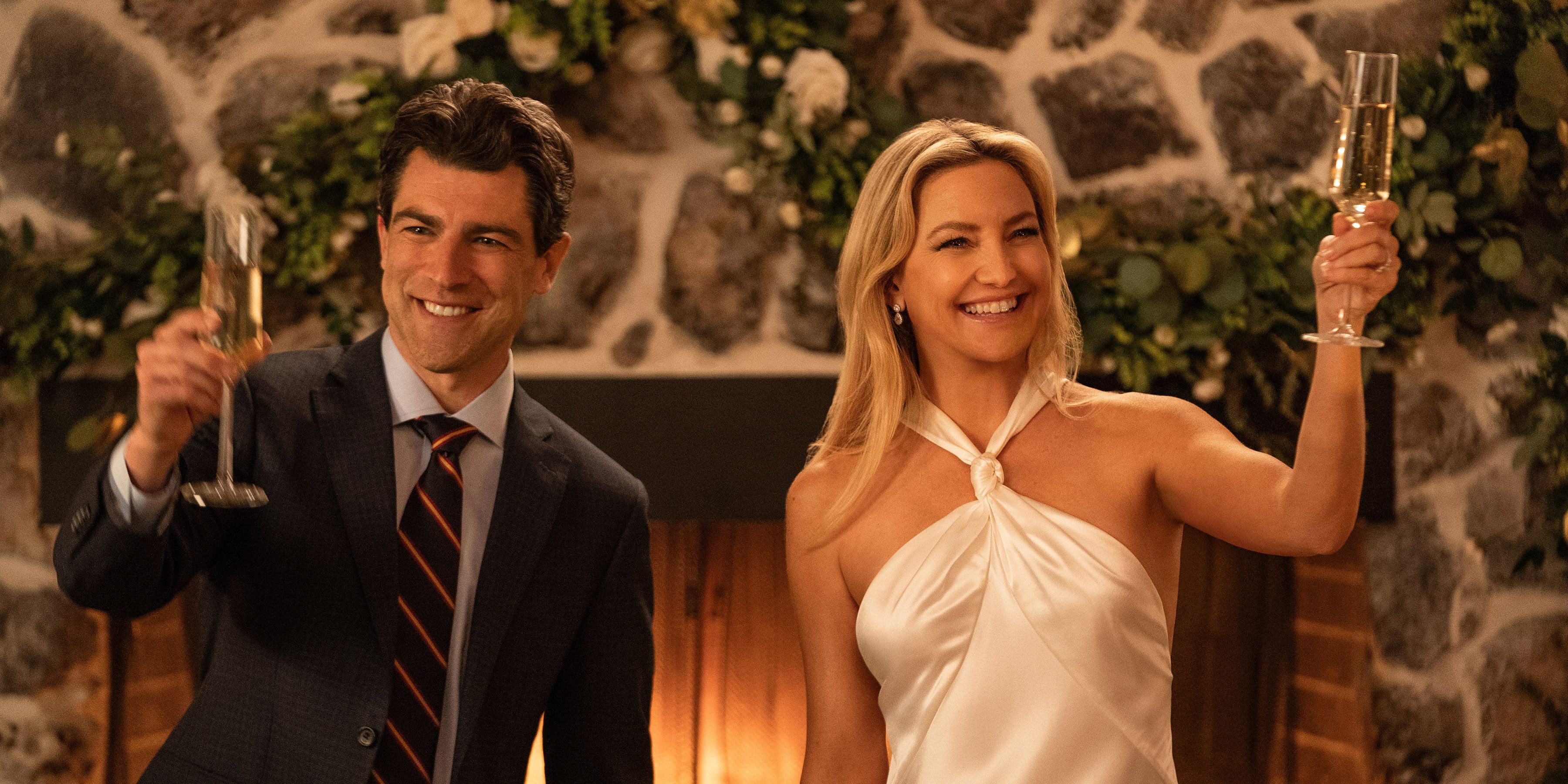 Max Greenfield As Lev Levenson & Kate Hudson As Isla Gordon In Netflix's Running Point Season 1, Episode 5