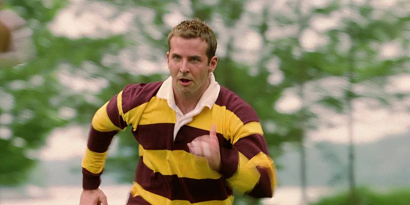 Sack playing football in Wedding Crashers