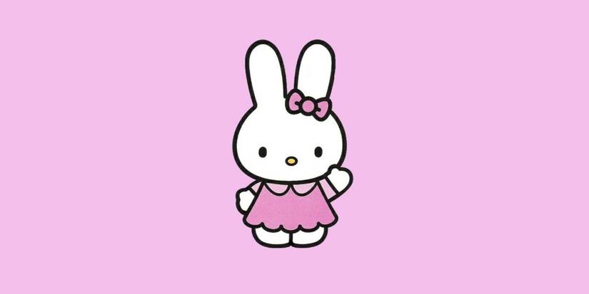 Sanrio Cathy with a pink background