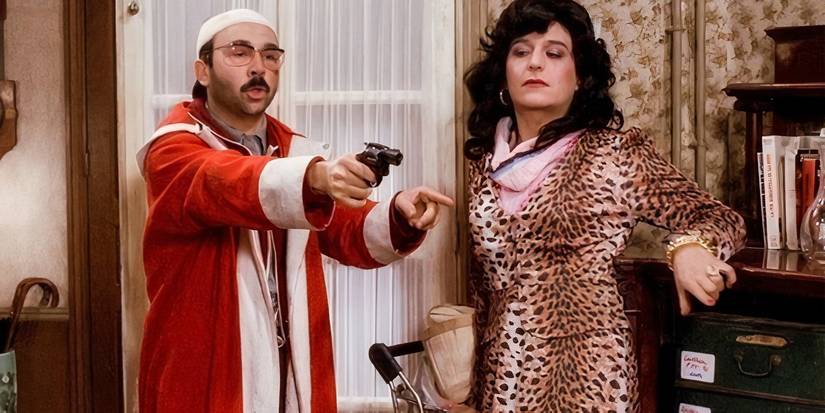 A still from the 1982 French comedy movie Santa Claus is a Stinker