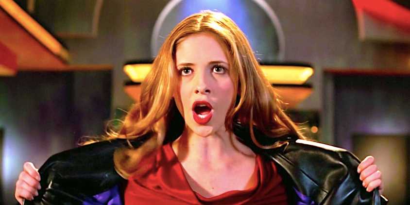 Sarah Michelle Gellar's Buffy singing in Buffy the Vampire Slayer