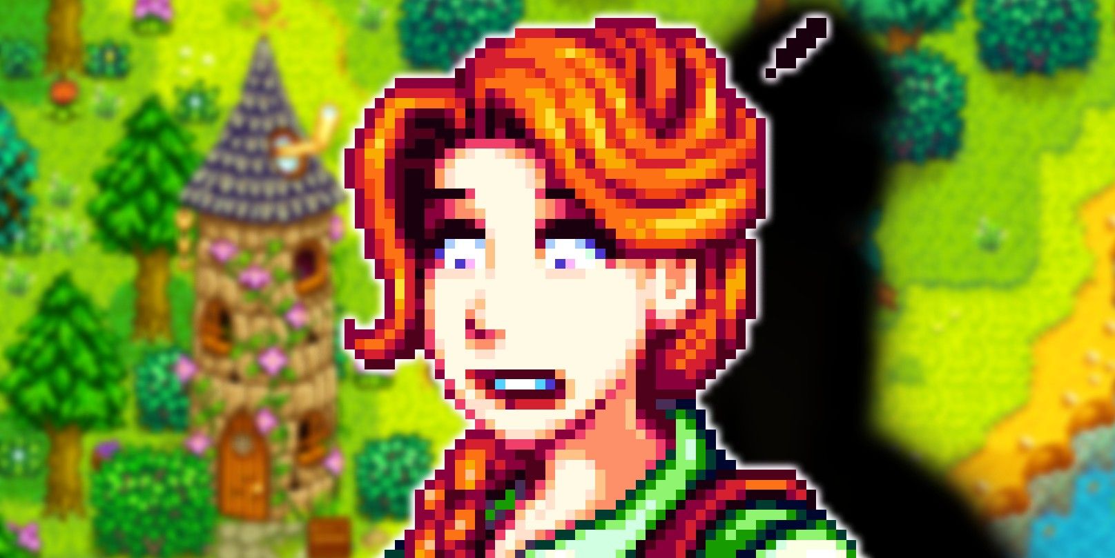 scared-robin-with-a-dark-shape-lurking-behind-her A lápide misteriosa em Stardew Valley tem fãs surgindo com teorias sobre quem está lá
