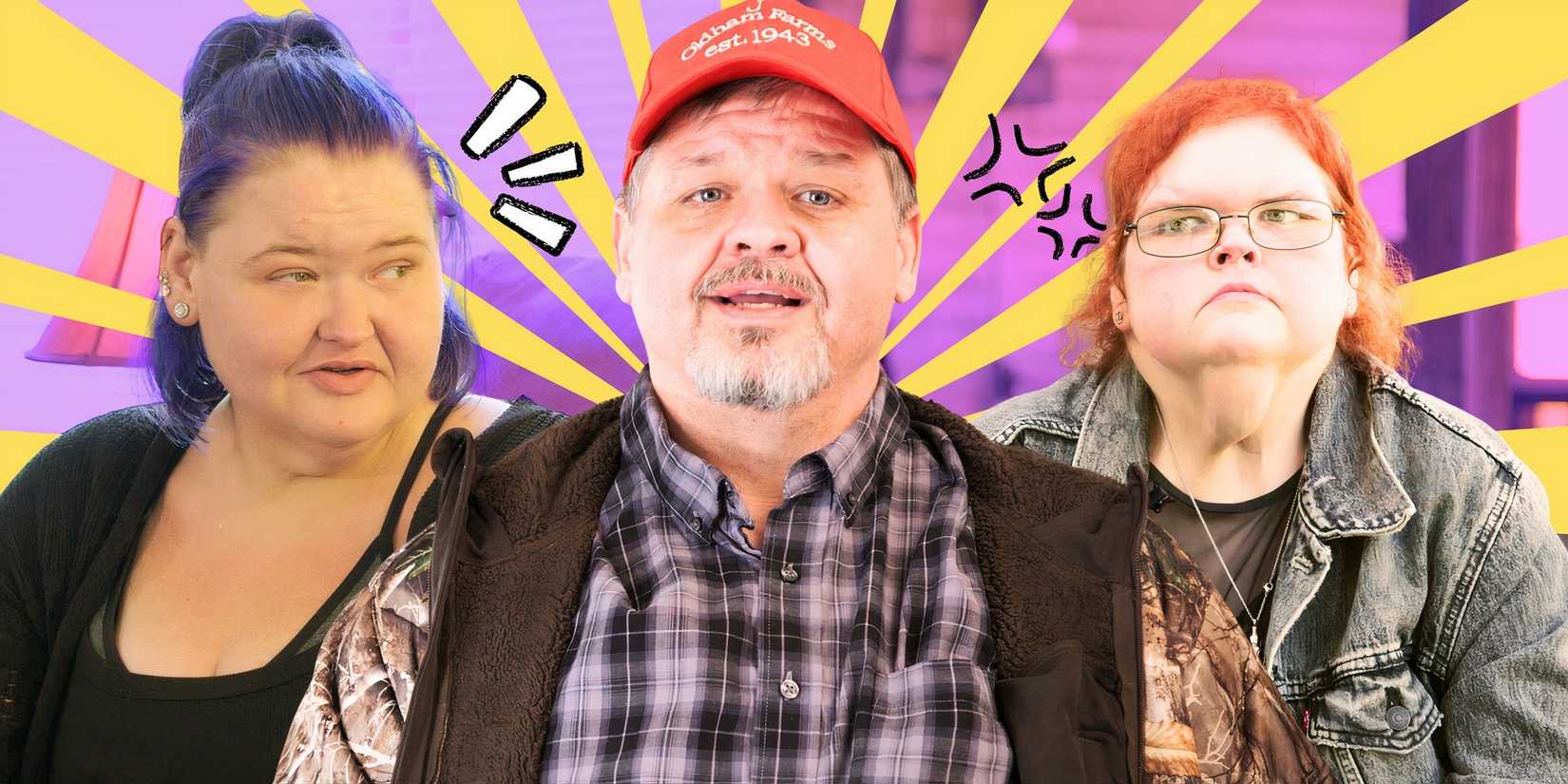 side by side image of 1000-Lb Sisters Chris Combs and Amy & Tammy Slaton