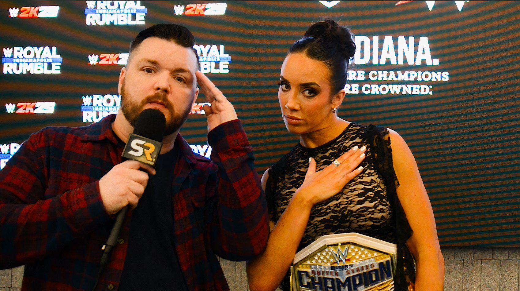 Chelsea Green at WWE Media Day - Royal Rumble 2025