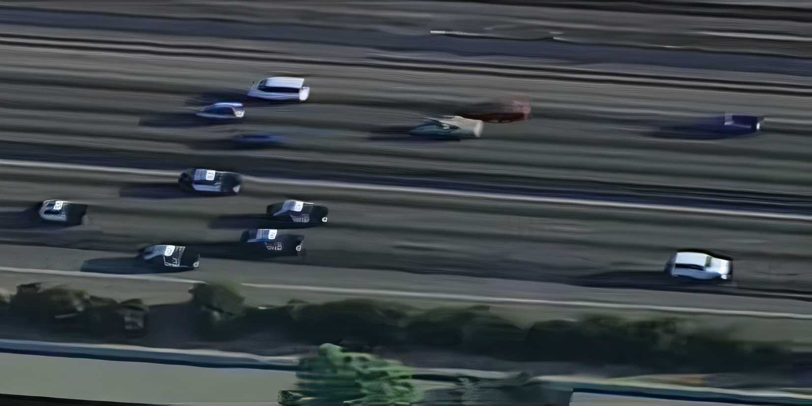 Bronco chase with police