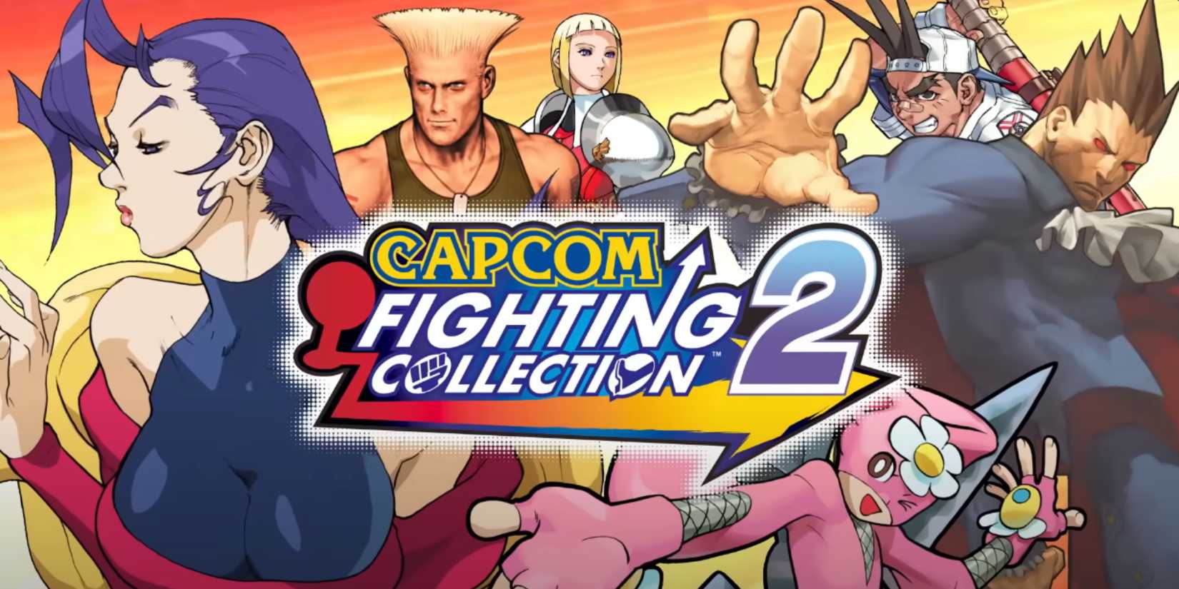 Promotional art for Capcom Fighting Collection 2 from the trailer