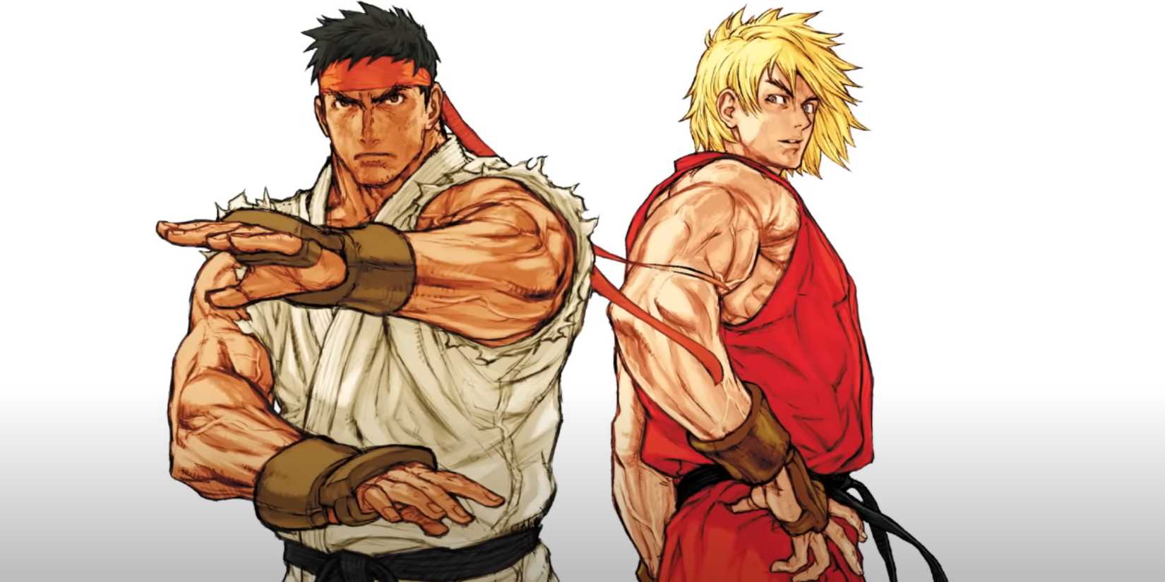 Art for Ryu and Ken in Capcom Fighting Collection 2