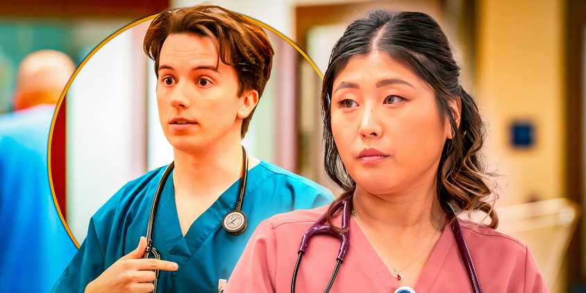 Kahyun Kim as Serena and Mekki Leeper as Matt in St. Denis Medical custom image