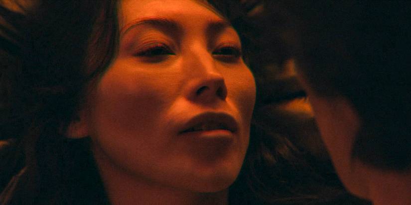 As if it were a glitch, Ms. Casey's (Dichen Lachman) face appears instead of Helly's in Severance Season 2 Ep 4