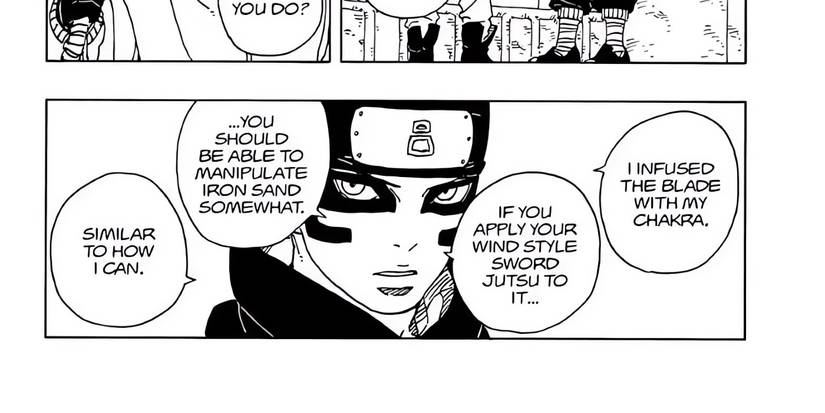 Shinki explains how the sword works to Araya, telling him that he will be able to use his powers.