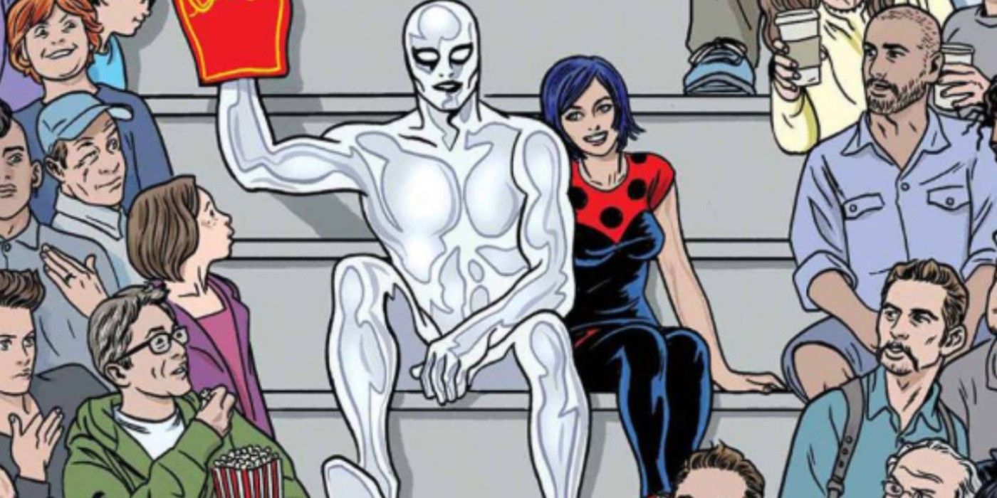 Silver Surfer Sitting with Dawn