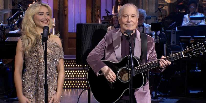 snl50 sabrina carpenter paul simon