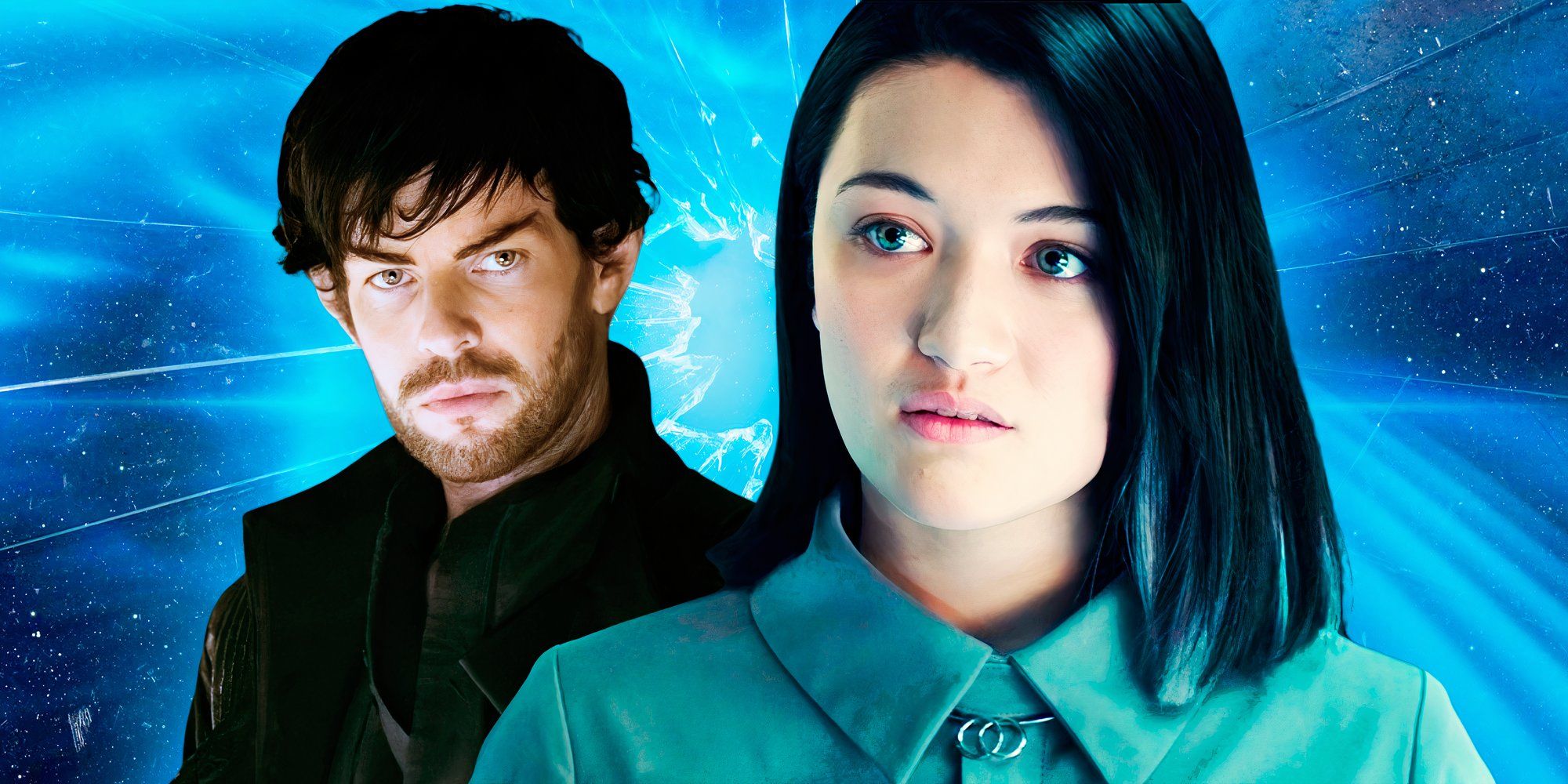 Soji (Isa Briones) and Narek (Harry Treadaway) in Star Trek Picard season 1