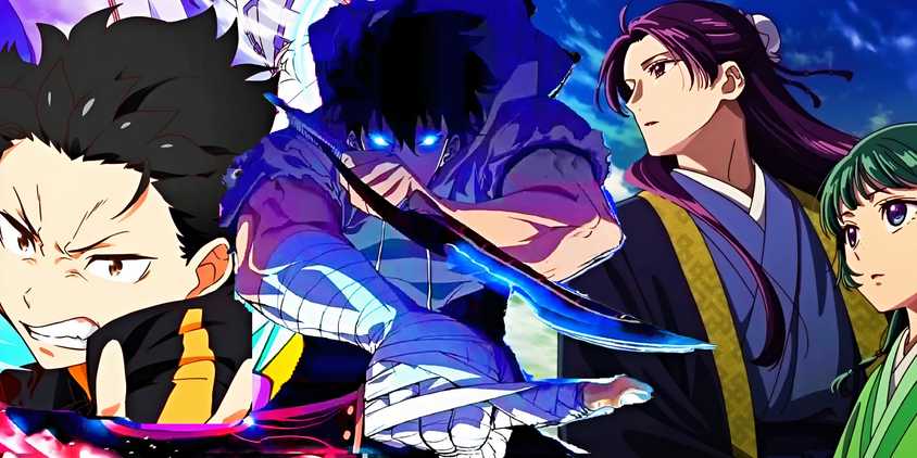 solo leveling season 2, the apothecary diaries and re: zero