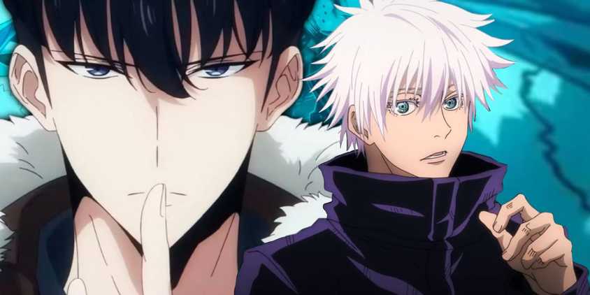Sung Jinwoo and Satoru Gojo next to each other