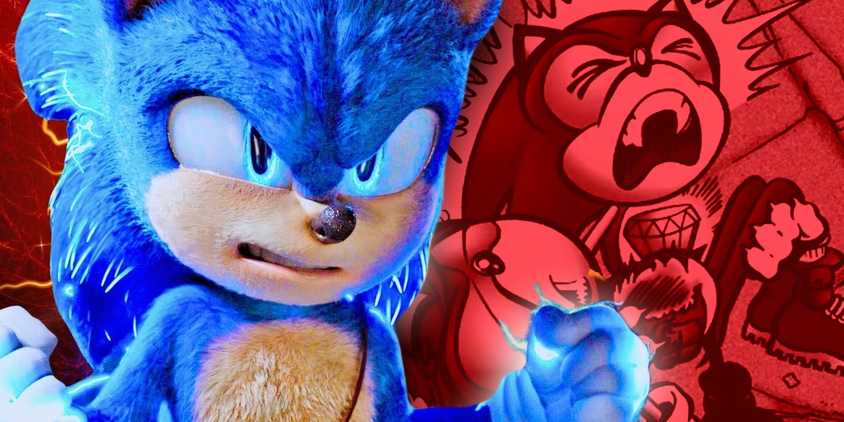 SONIC THE HEDGEHOG LOOKING DARK