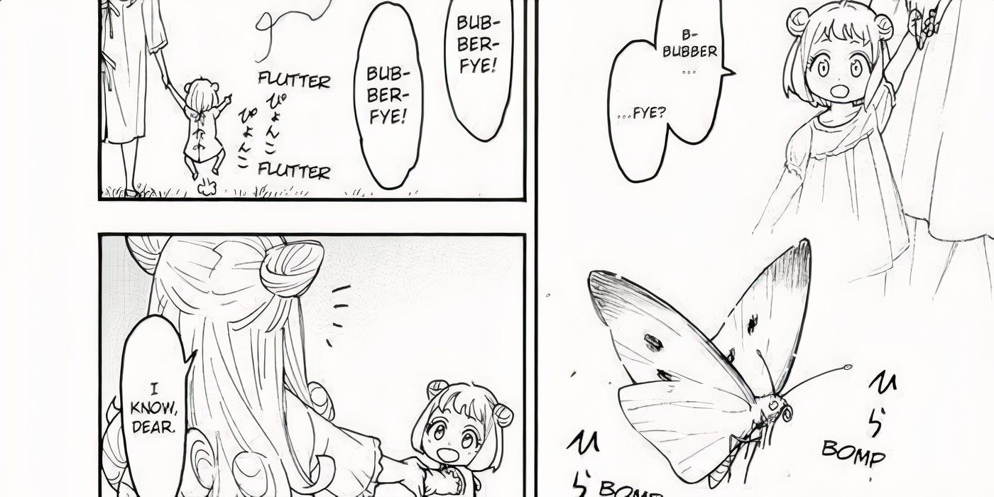 spy x family chapter 111 anya and mother butterfly