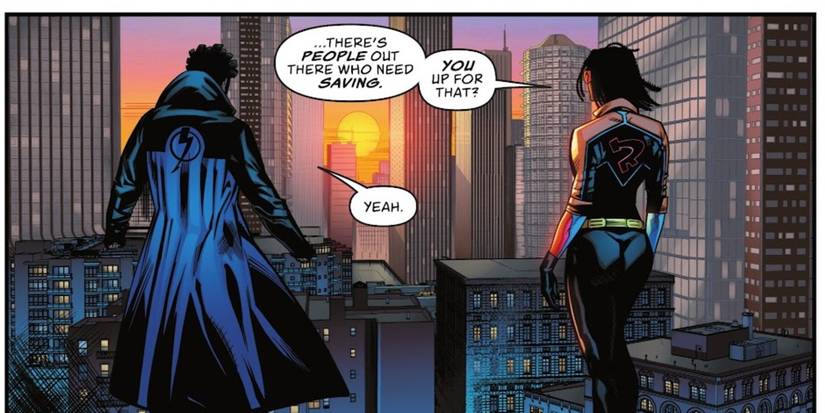 Static Shock's Virgil Hawkins and Raquel Ervin agree to team-up in Milestone Universe The Shadow Cabinet #4