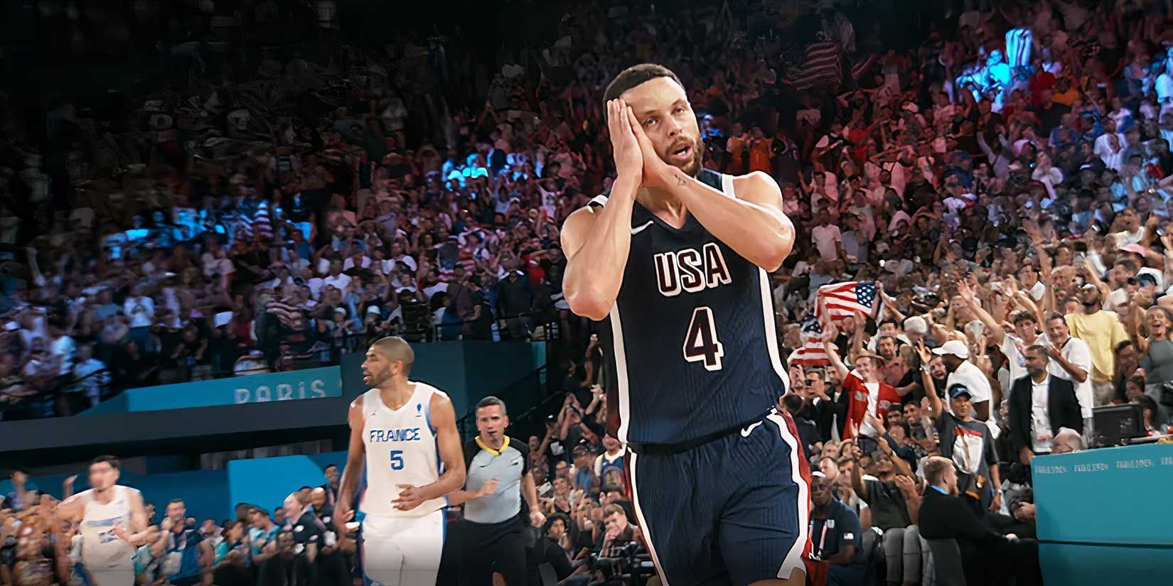 Steph Curry in 2024 Paris Olympics Netflix Court of Gold